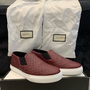 Mens Gucci Slip-on Micro Gucci Sneaker 9.5